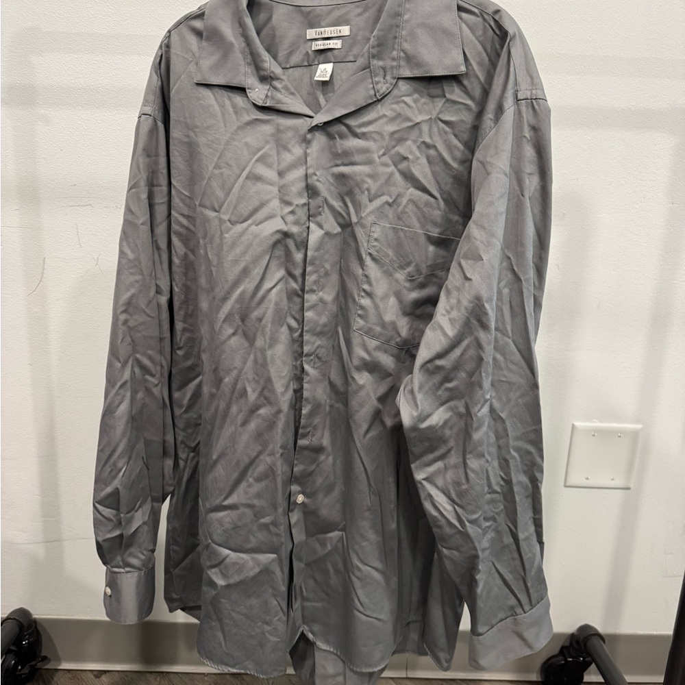 Van Heusen Gray Lightweight Shirt Jacket